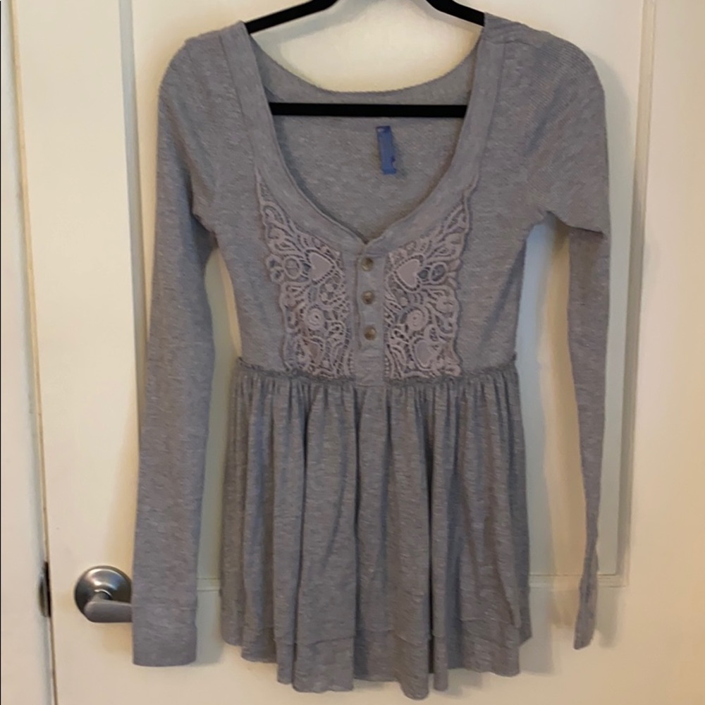 Free People thermal top in EUC